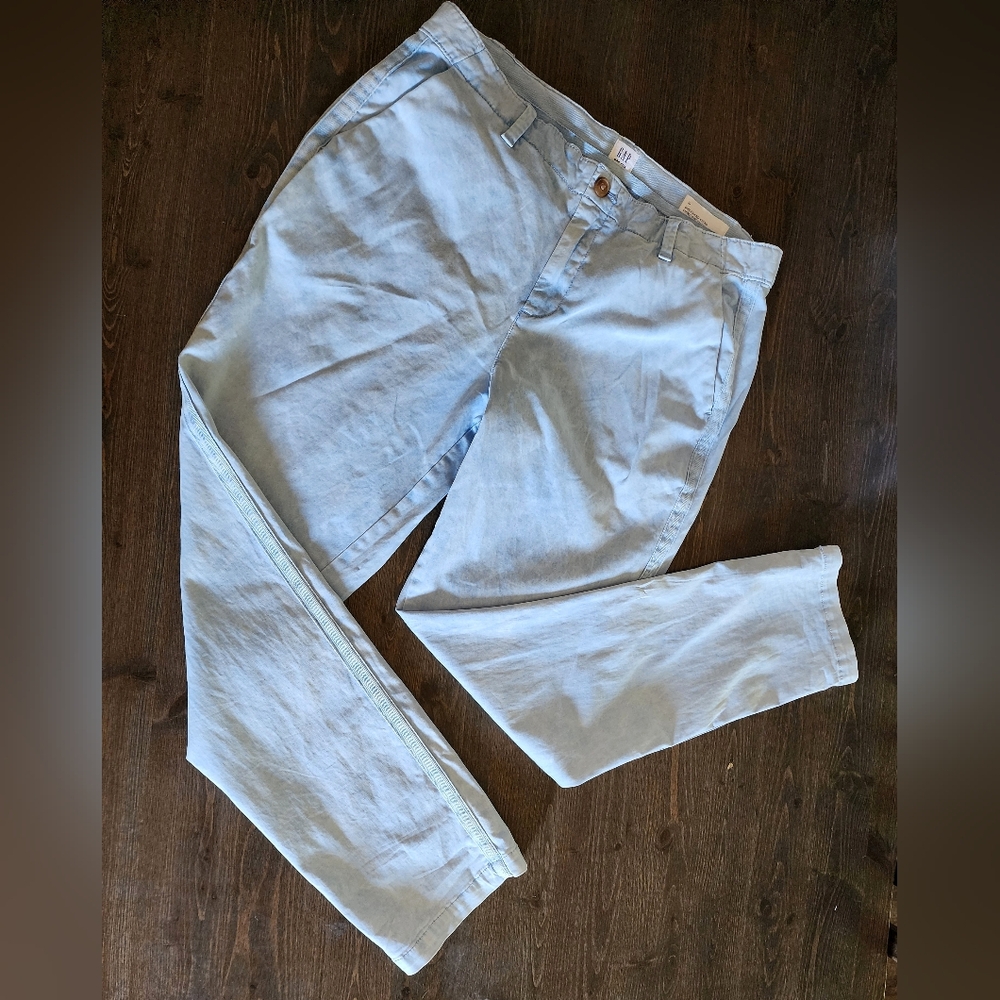 💐2/$25 GAP Girlfriend Chino Light Blue Business Casual Pants, size 10